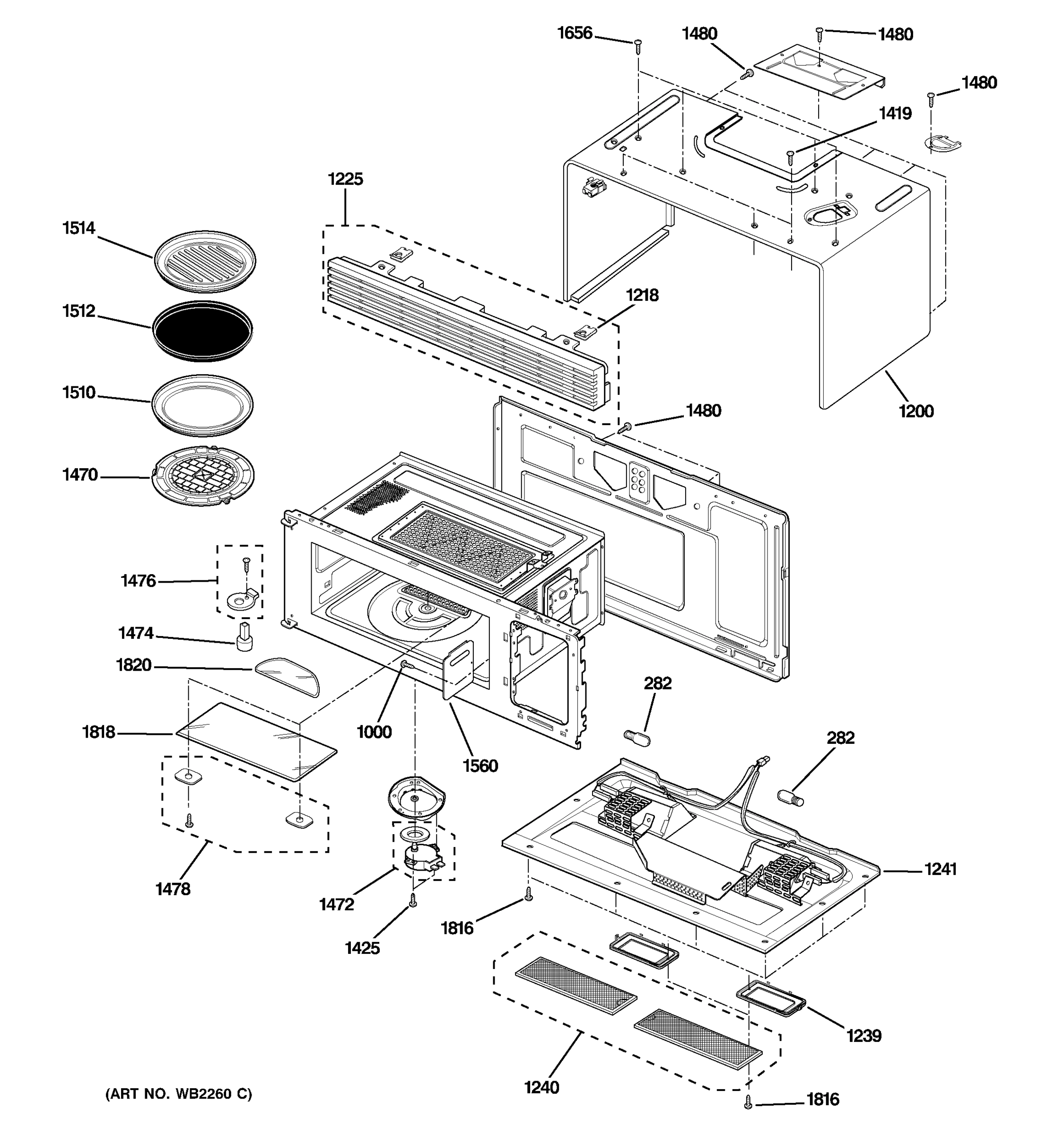 OVEN CAVITY PARTS