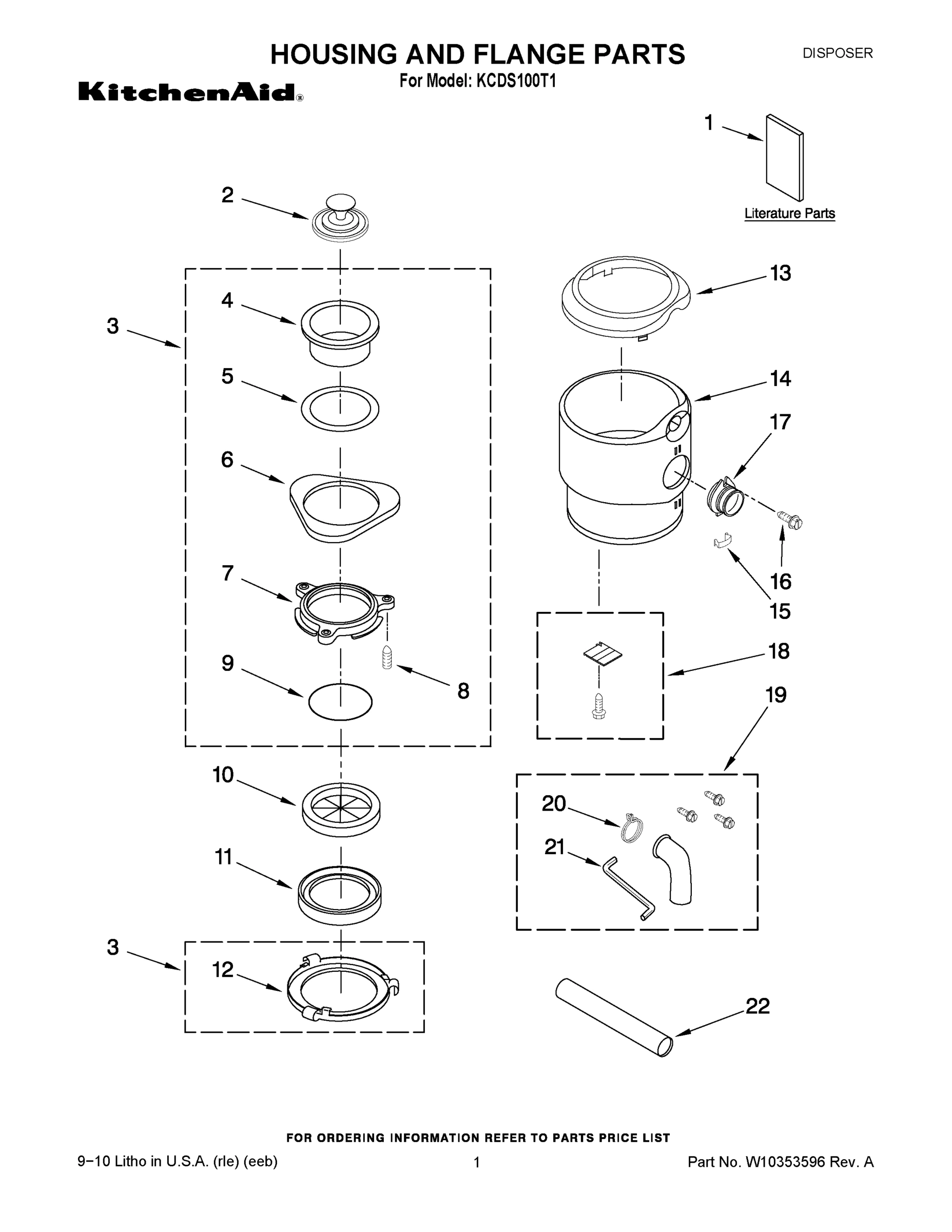 01 - HOUSING AND FLANGE PARTS