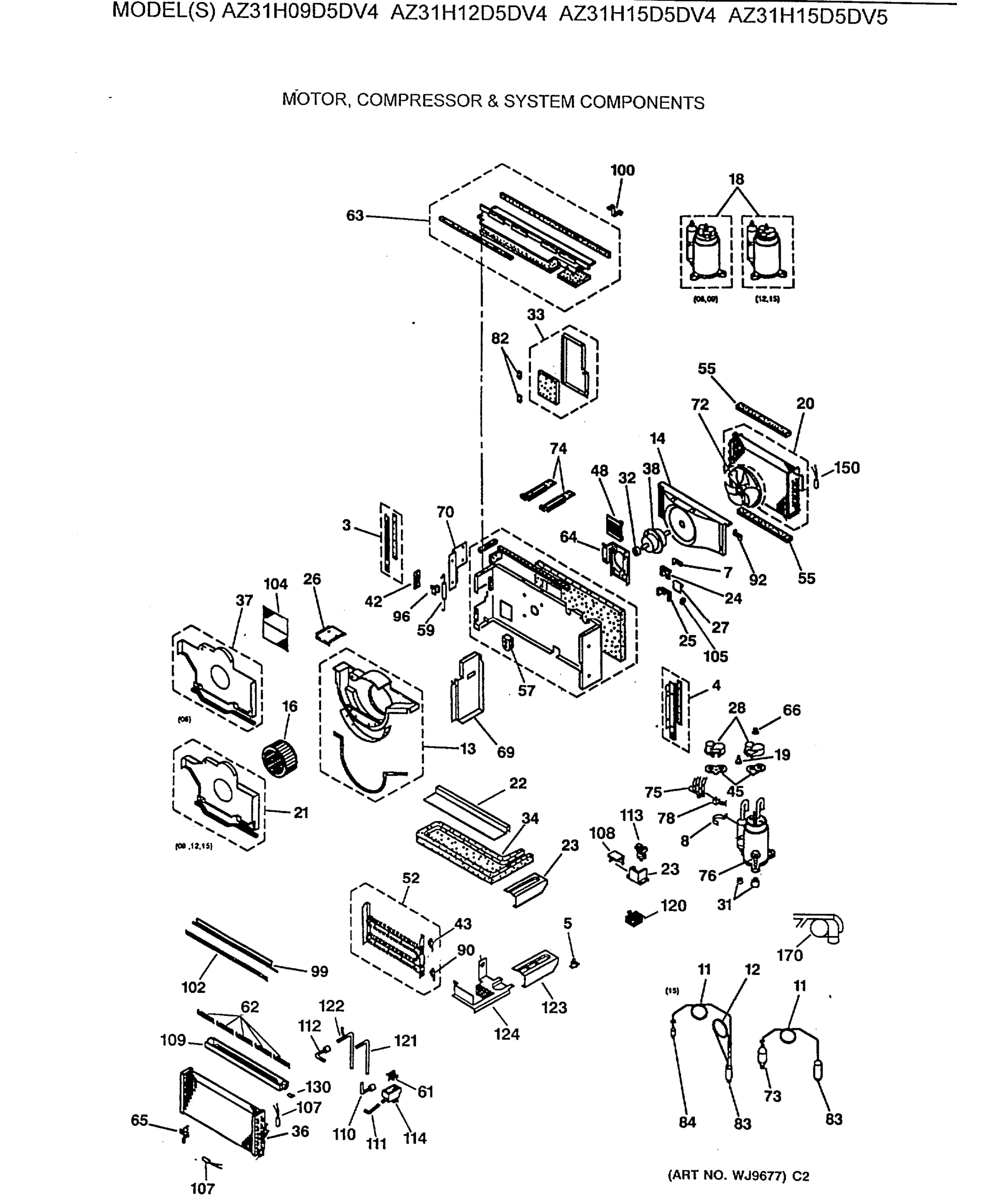 MOTOR, COMPRESSOR & SYSTEM COMPONENTS