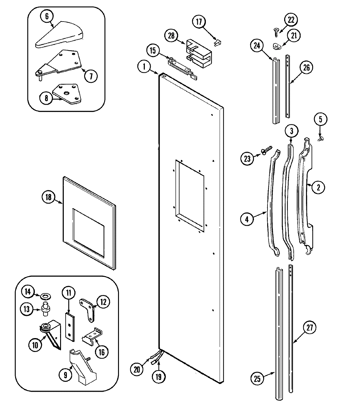 03 - FREEZER OUTER DOOR