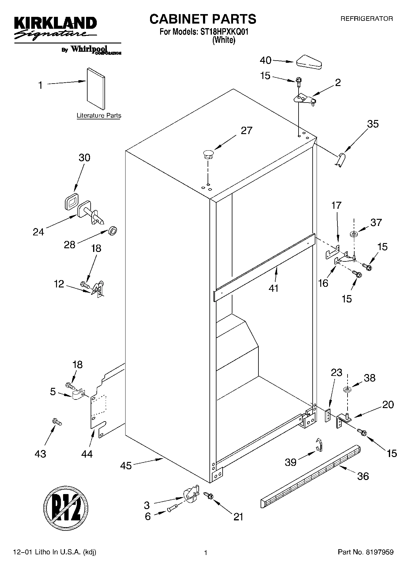 01 - CABINET, LITERATURE