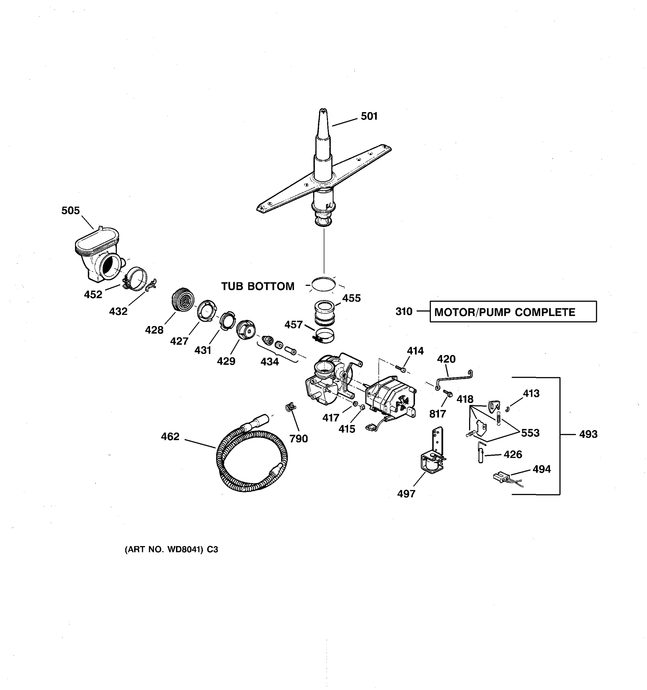 MOTOR-PUMP MECHANISM