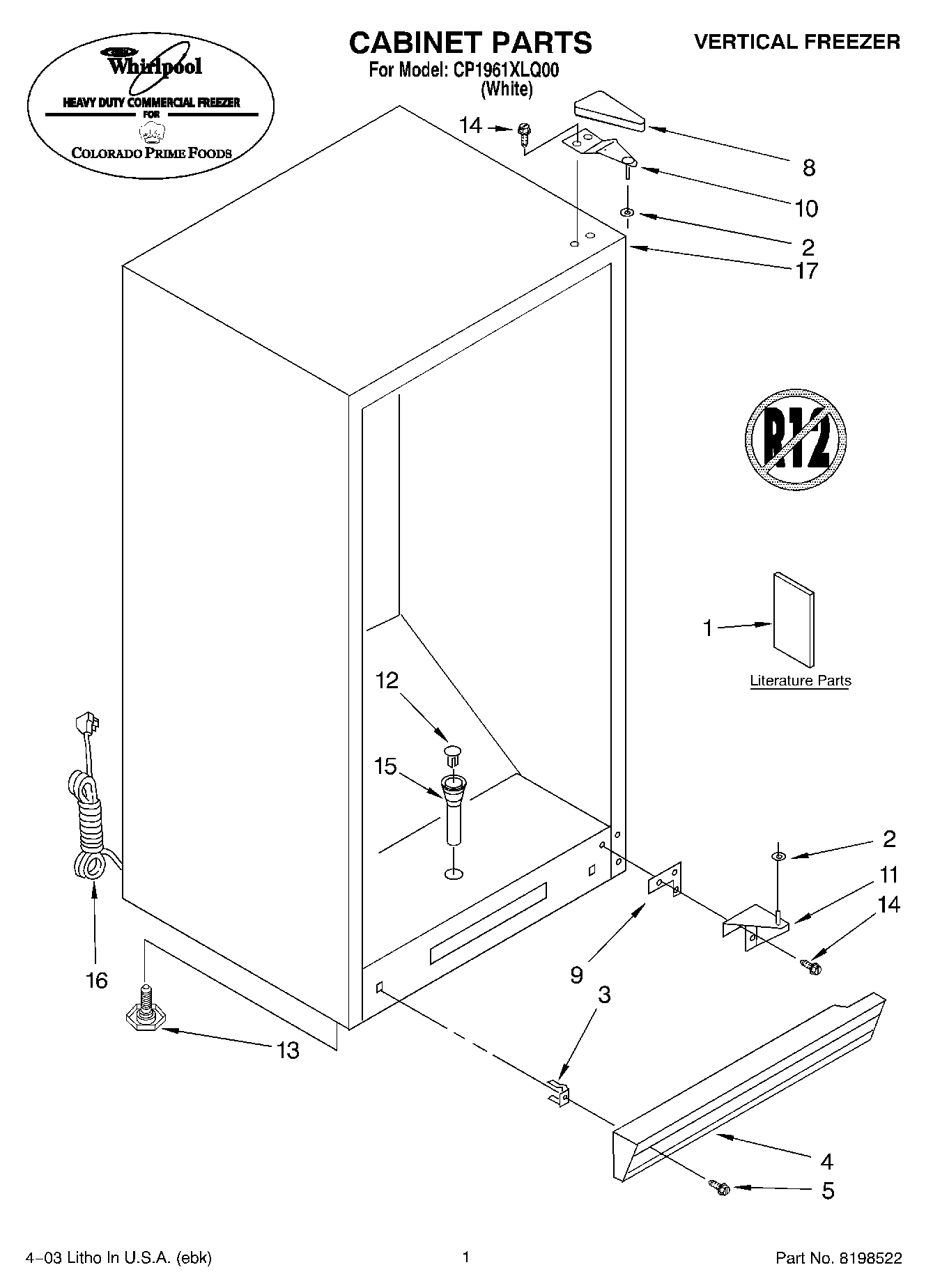 01 - CABINET PARTS