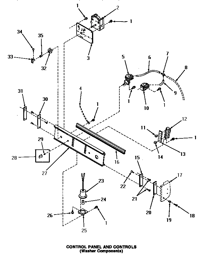 05 - CONTROL PANEL & CONTROLS (WASHER)