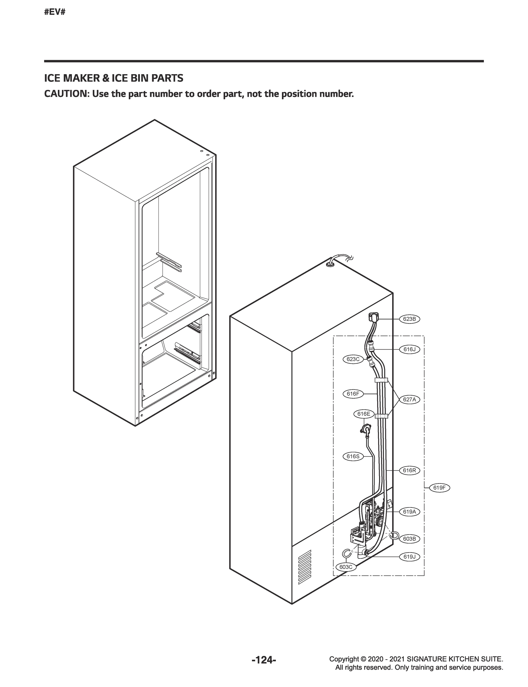 ICE MAKER & ICE BIN PARTS