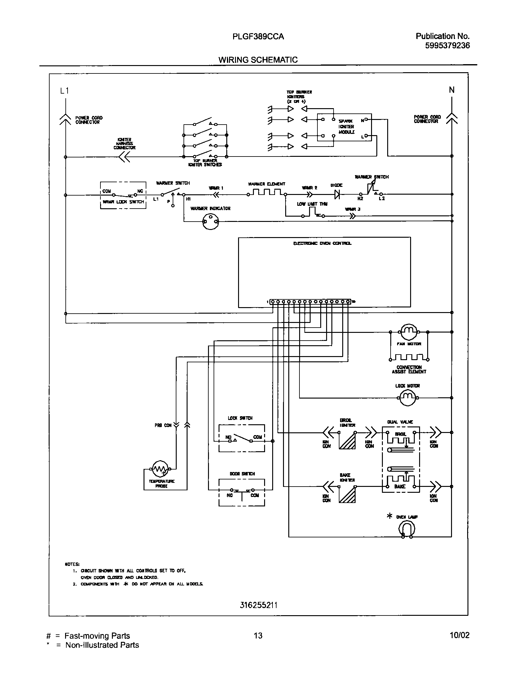 13 - WIRING SCHEMATIC