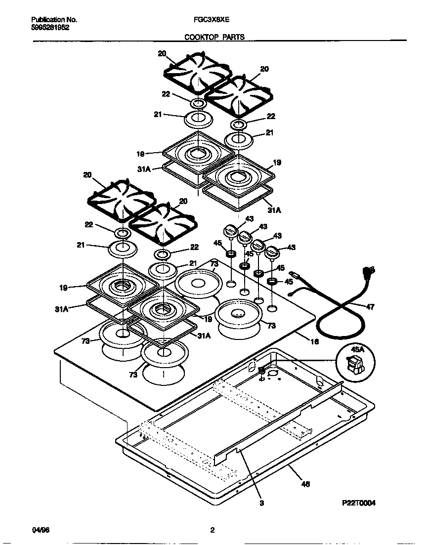 02 - COOKTOP PARTS