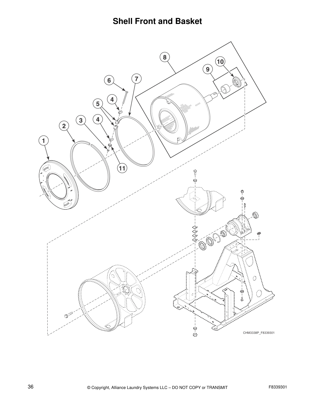 Shell Front and Basket