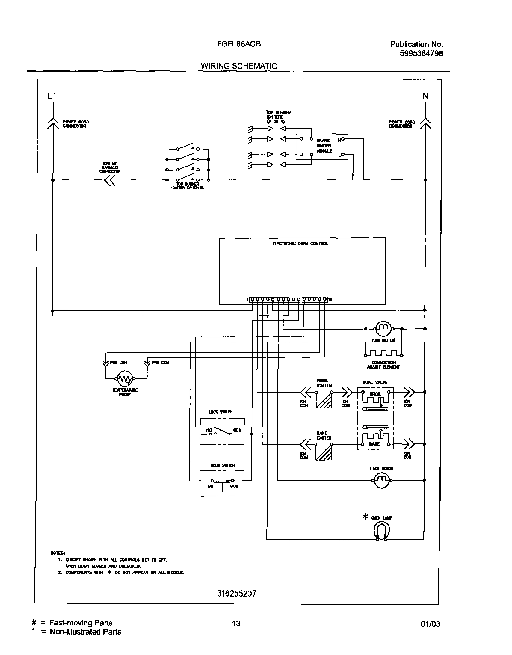 13 - WIRING SCHEMATIC