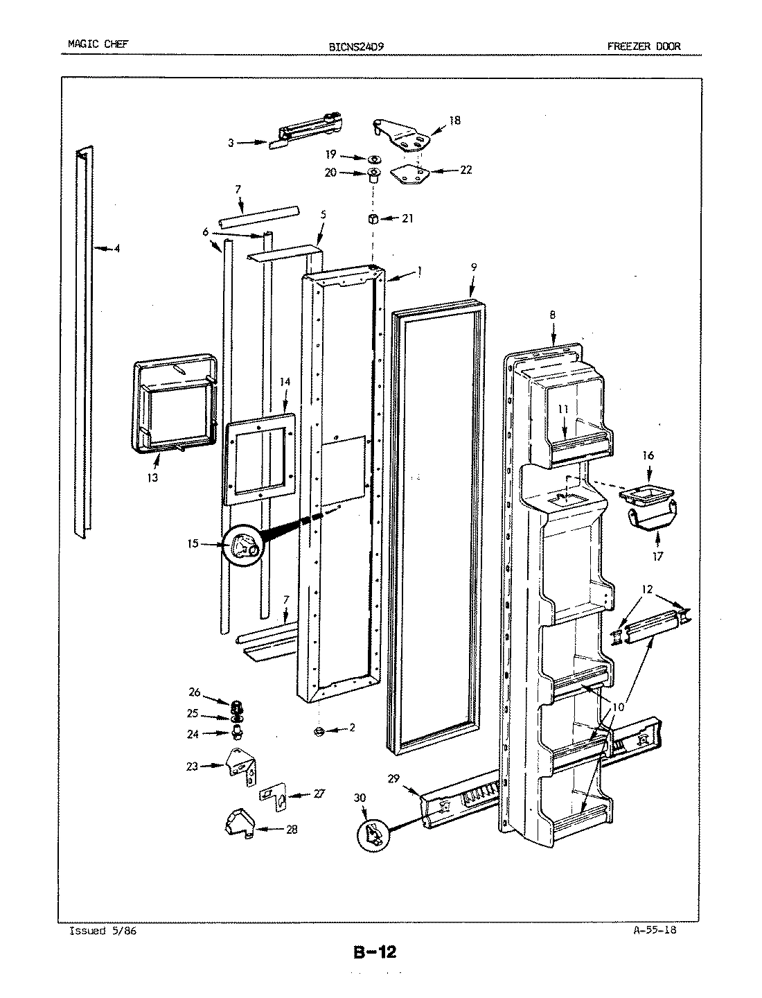 02 - FREEZER DOOR
