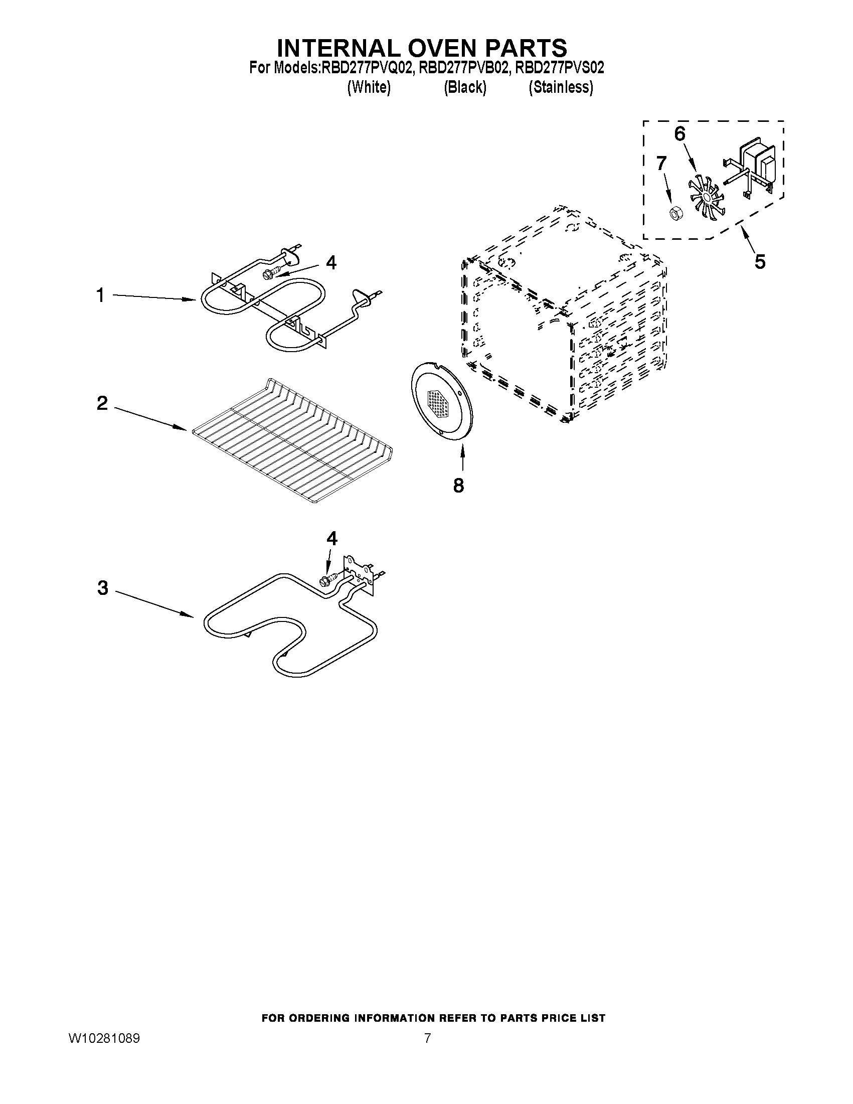 05 - INTERNAL OVEN PARTS