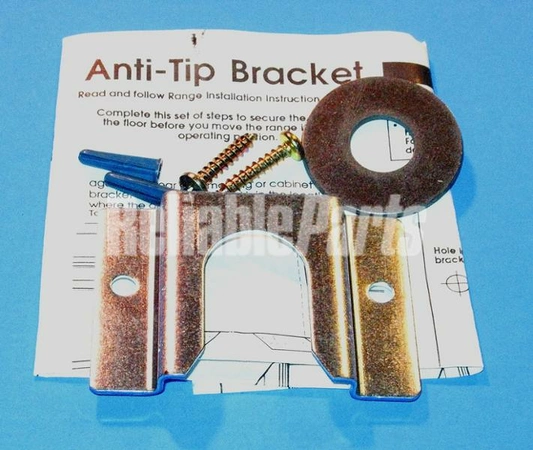 8273888A Whirlpool Range Oven Anchor Anti-Tip Bracket Kit - Image 4