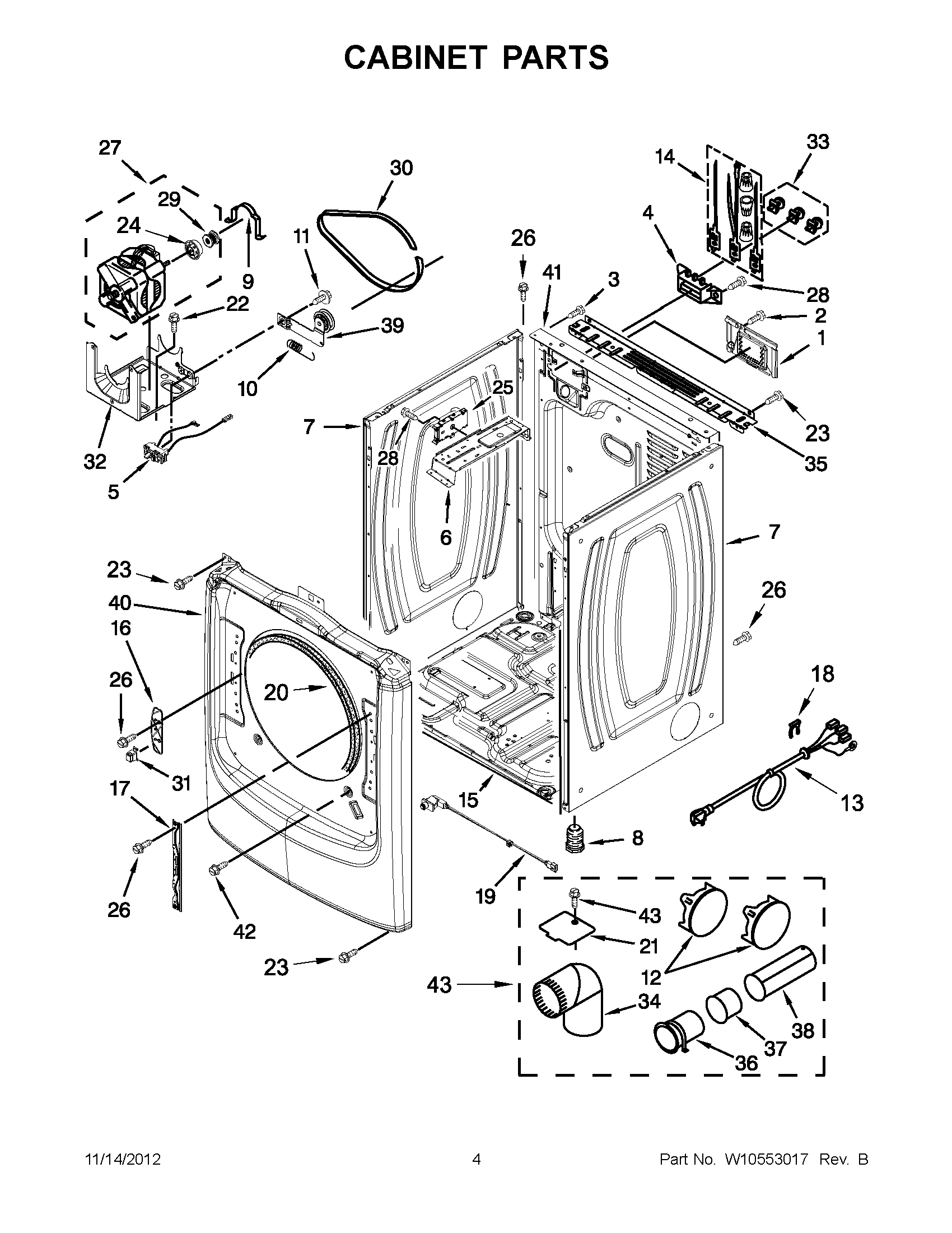 02 - CABINET PARTS