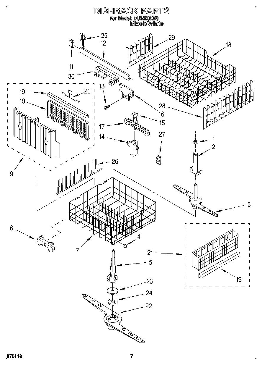 05 - DISHRACK, LIT/OPTIONAL