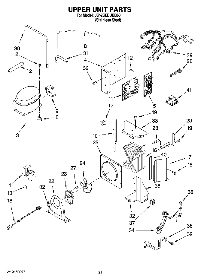 13 - UPPER UNIT PARTS