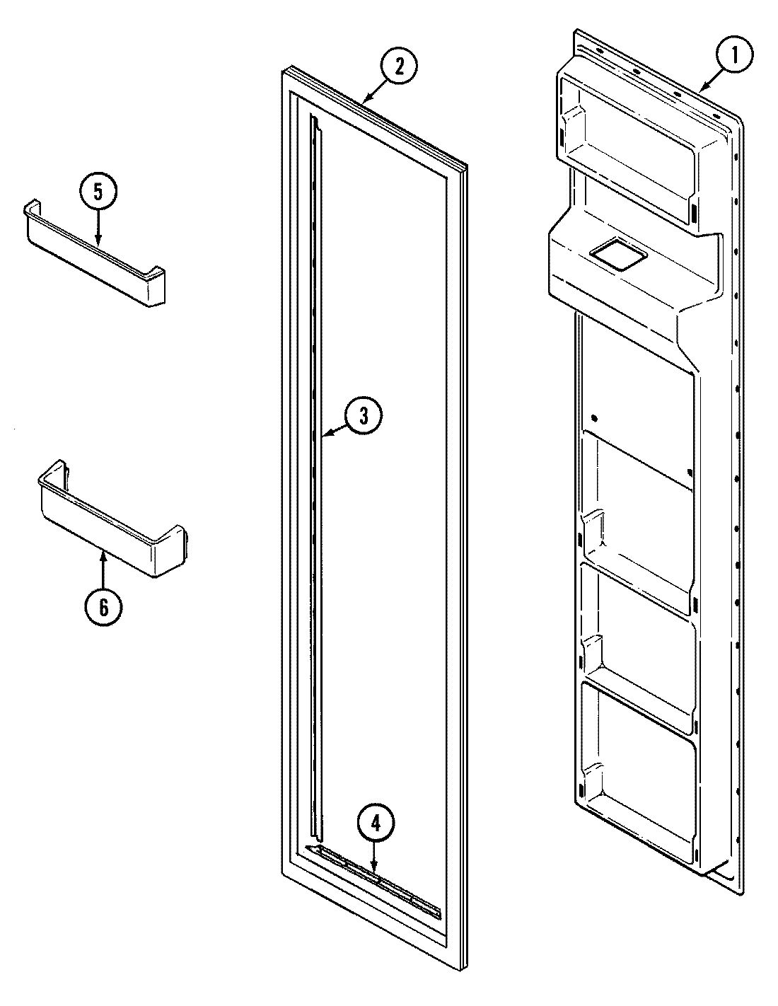 02 - FREEZER INNER DOOR