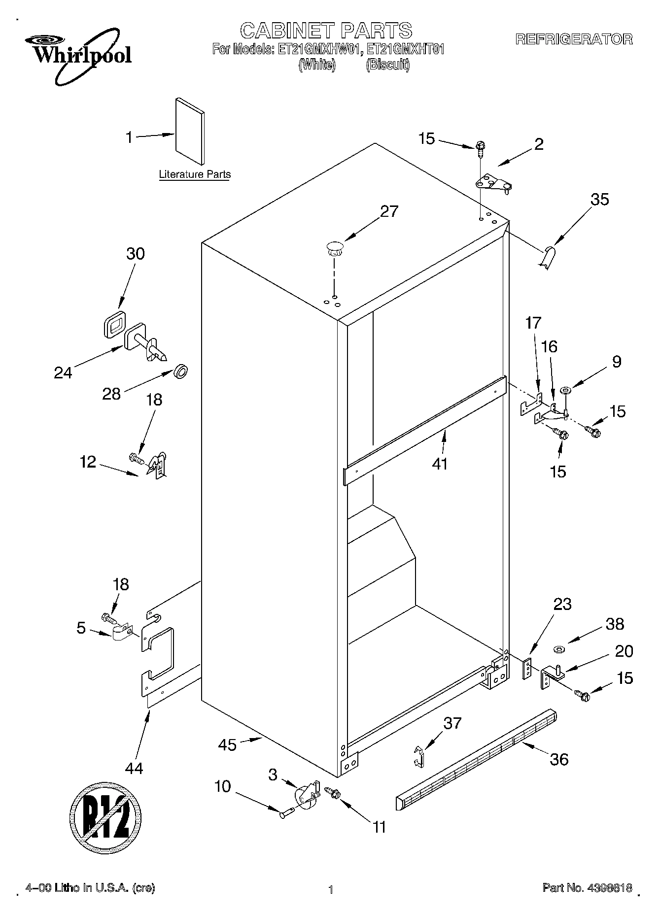 01 - CABINET, LITERATURE