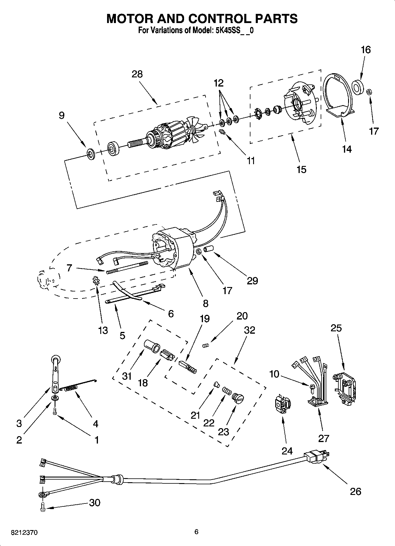 04 - MOTOR AND CONTROL PARTS, OPTIONAL PARTS
