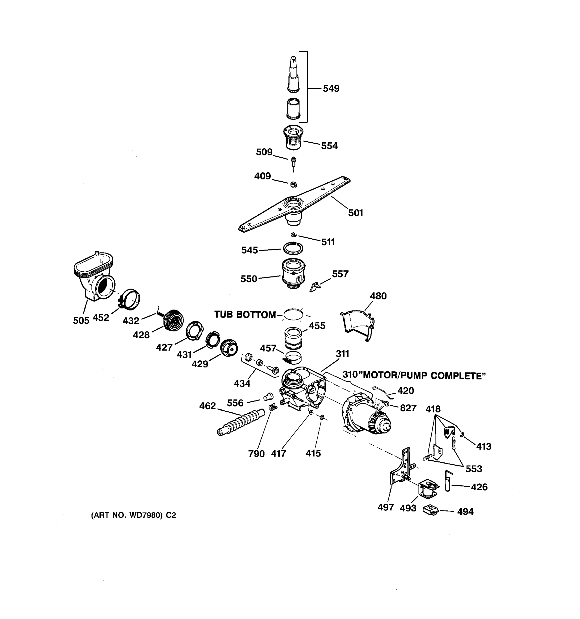 MOTOR-PUMP MECHANISM