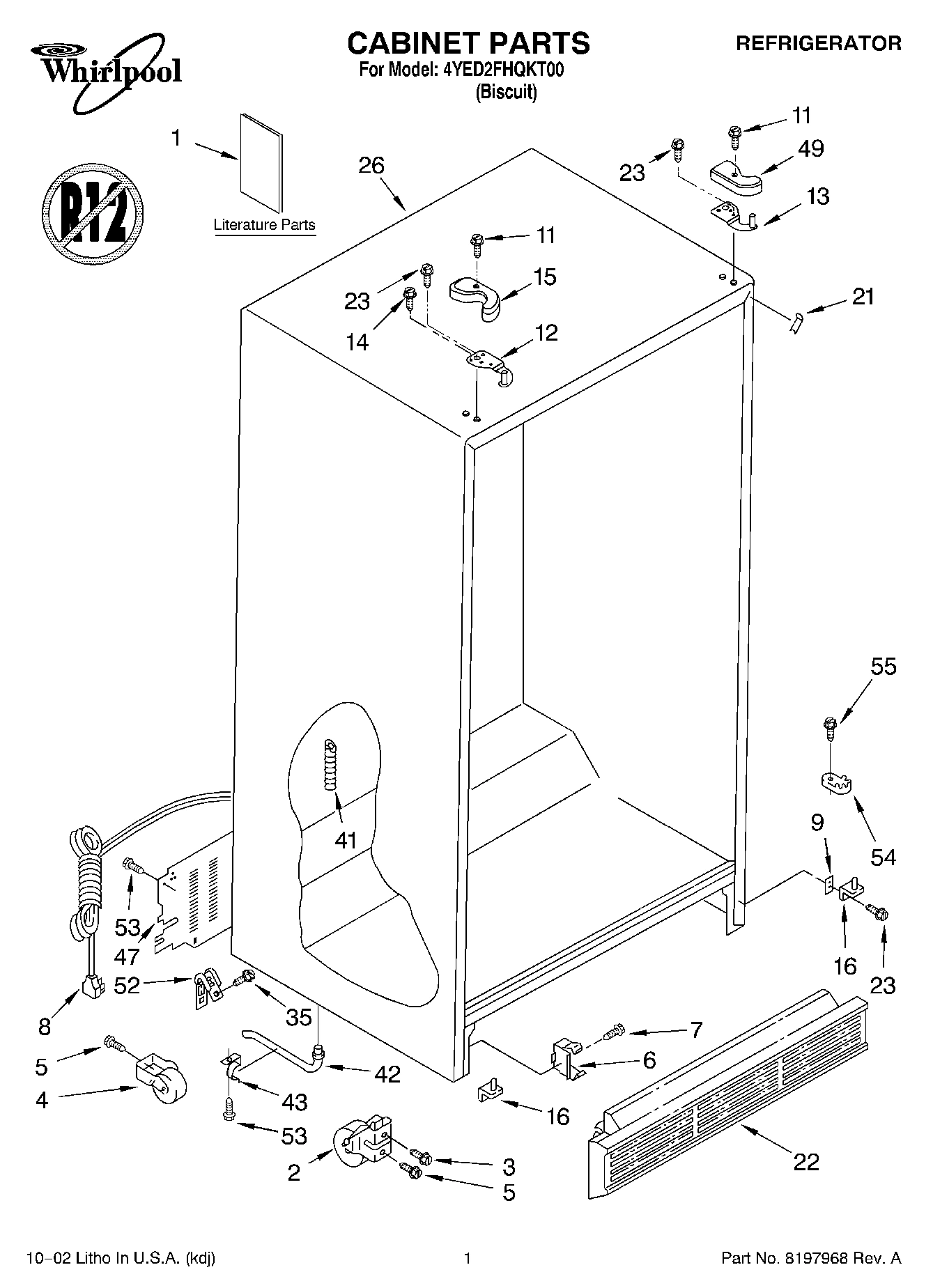 01 - CABINET, LITERATURE