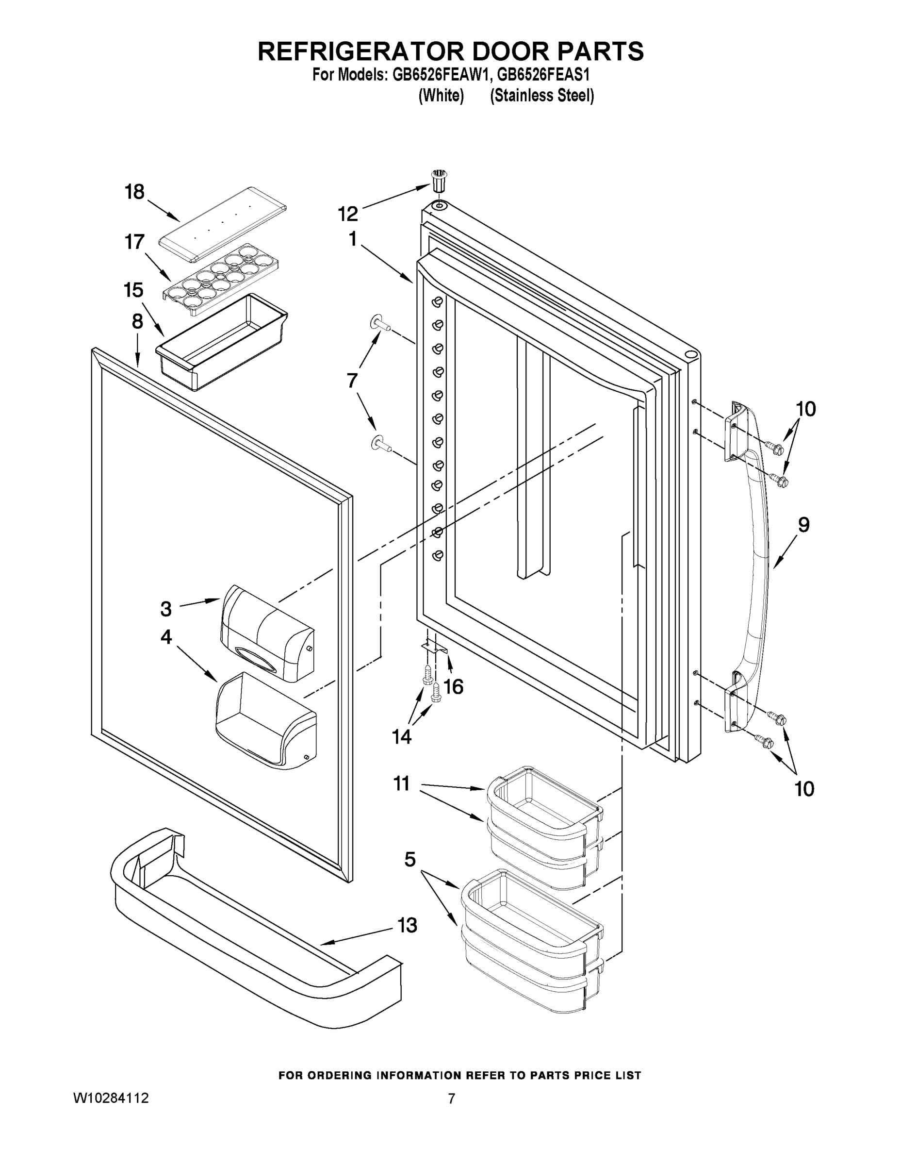04 - REFRIGERATOR DOOR PARTS