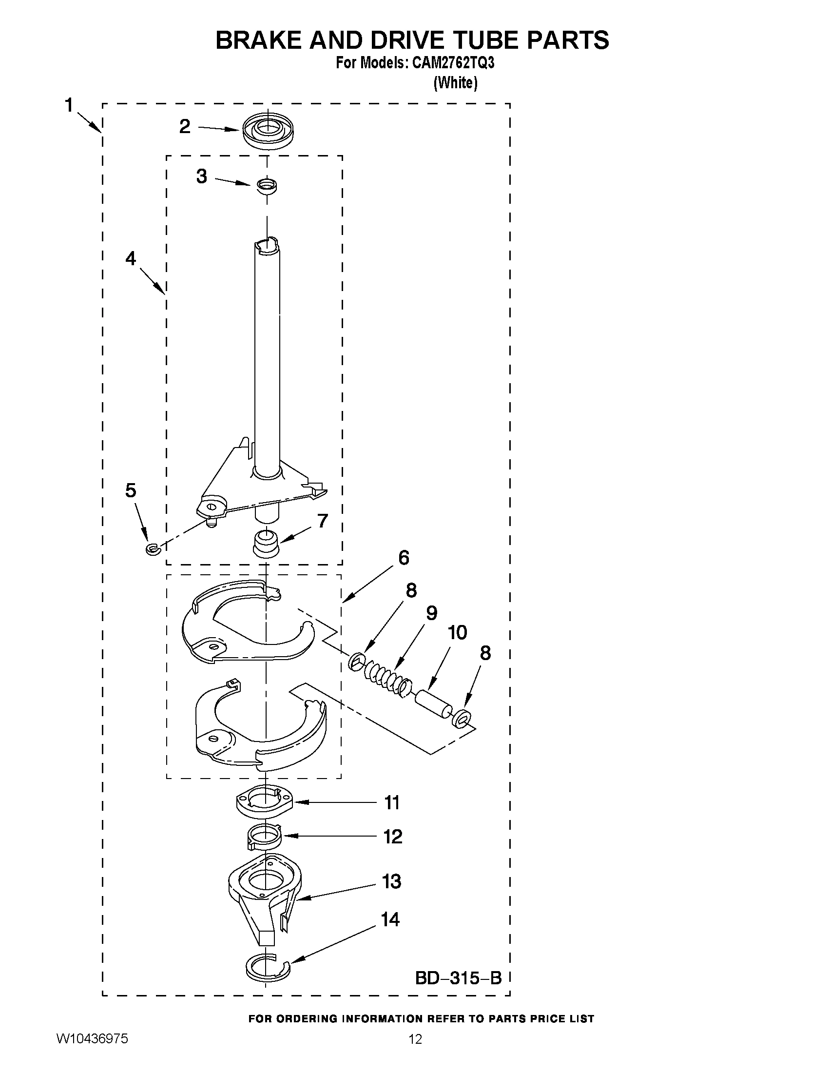08 - BRAKE AND DRIVE TUBE PARTS