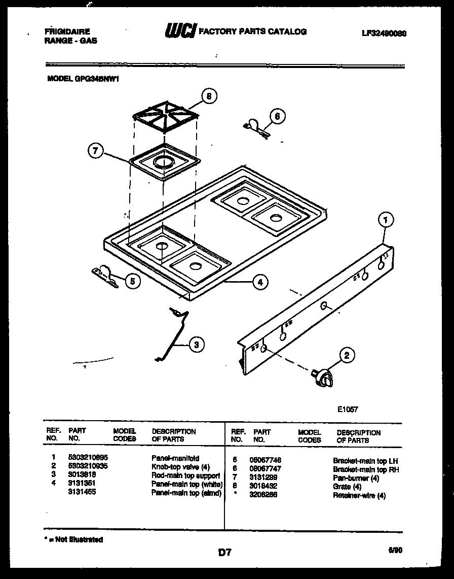 03 - COOKTOP PARTS