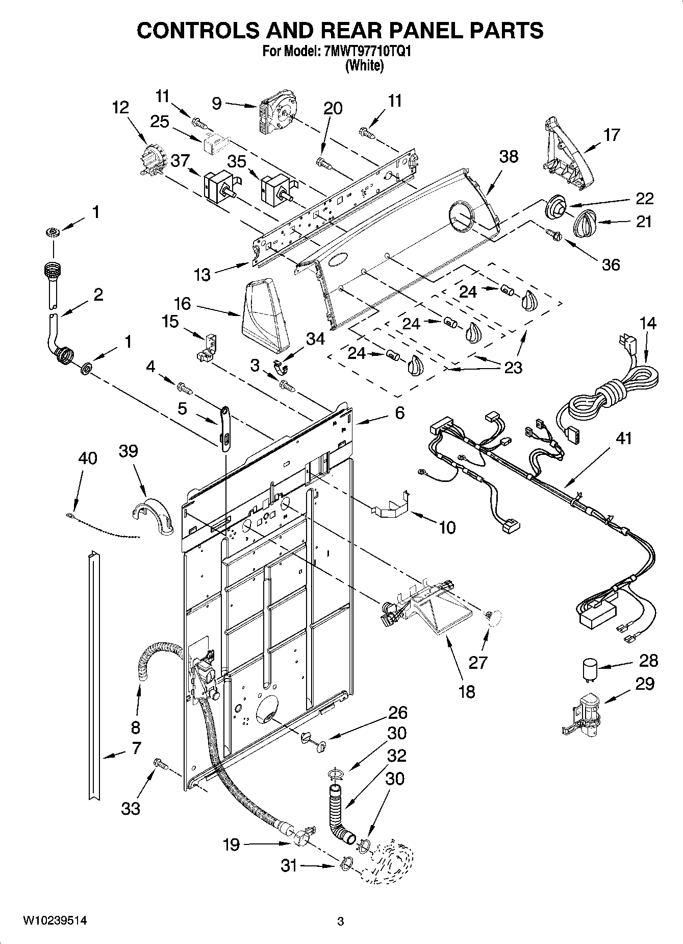 02 - CONTROLS AND REAR PANEL PARTS