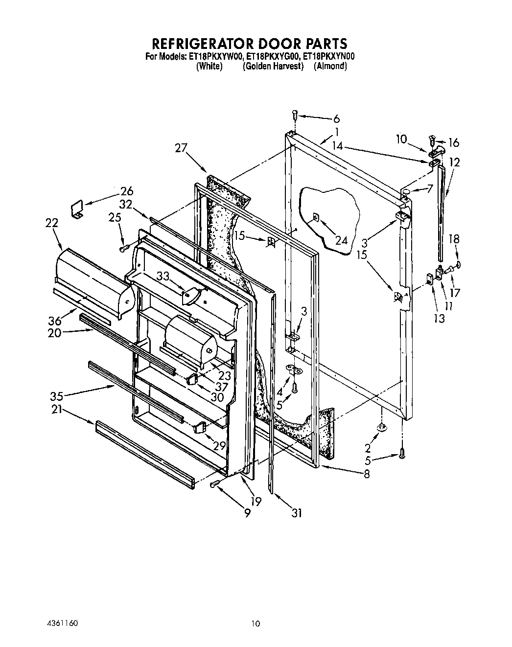 07 - REFRIGERATOR DOOR, LIT/OPTIONAL