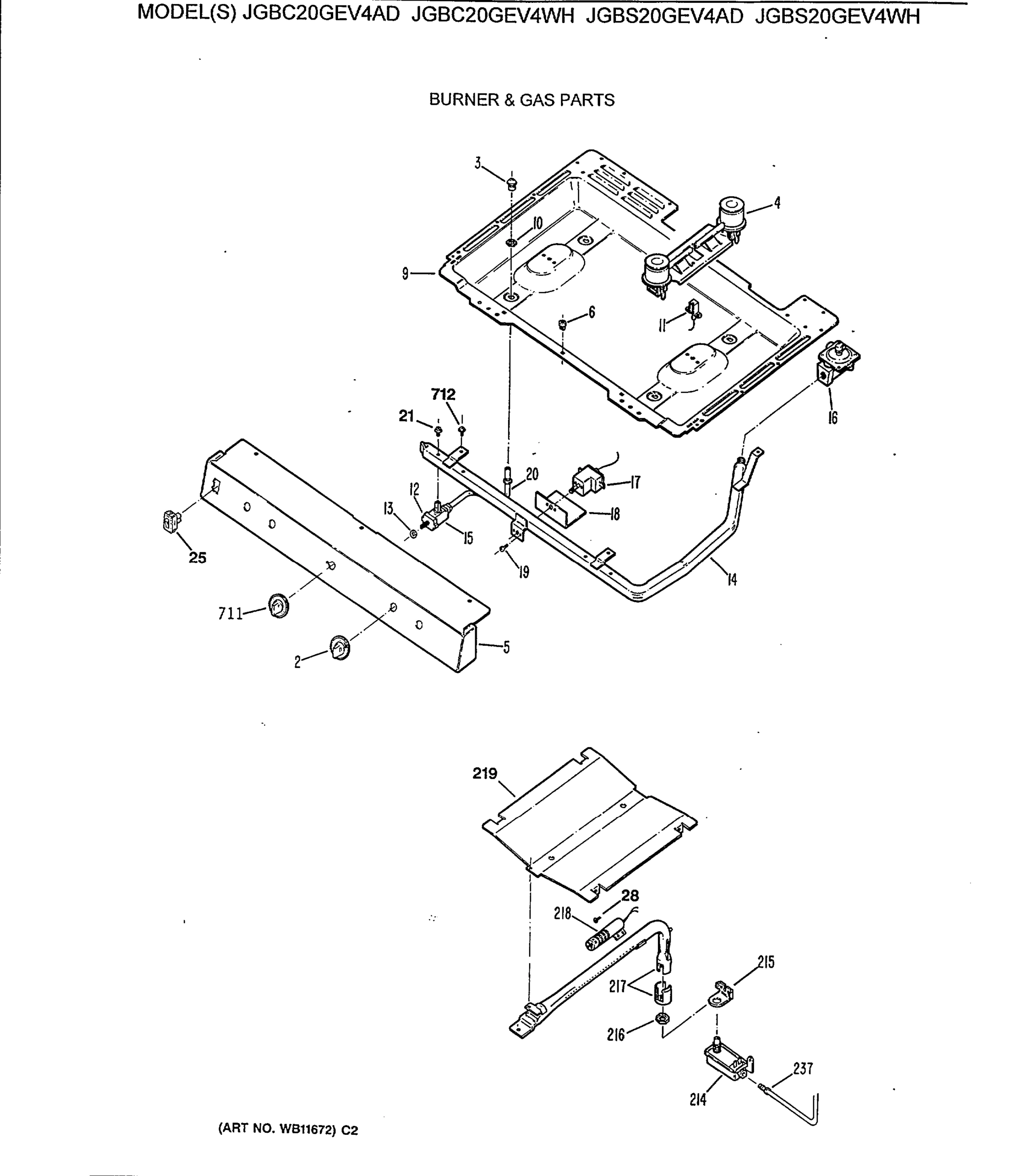BURNER & GAS PARTS
