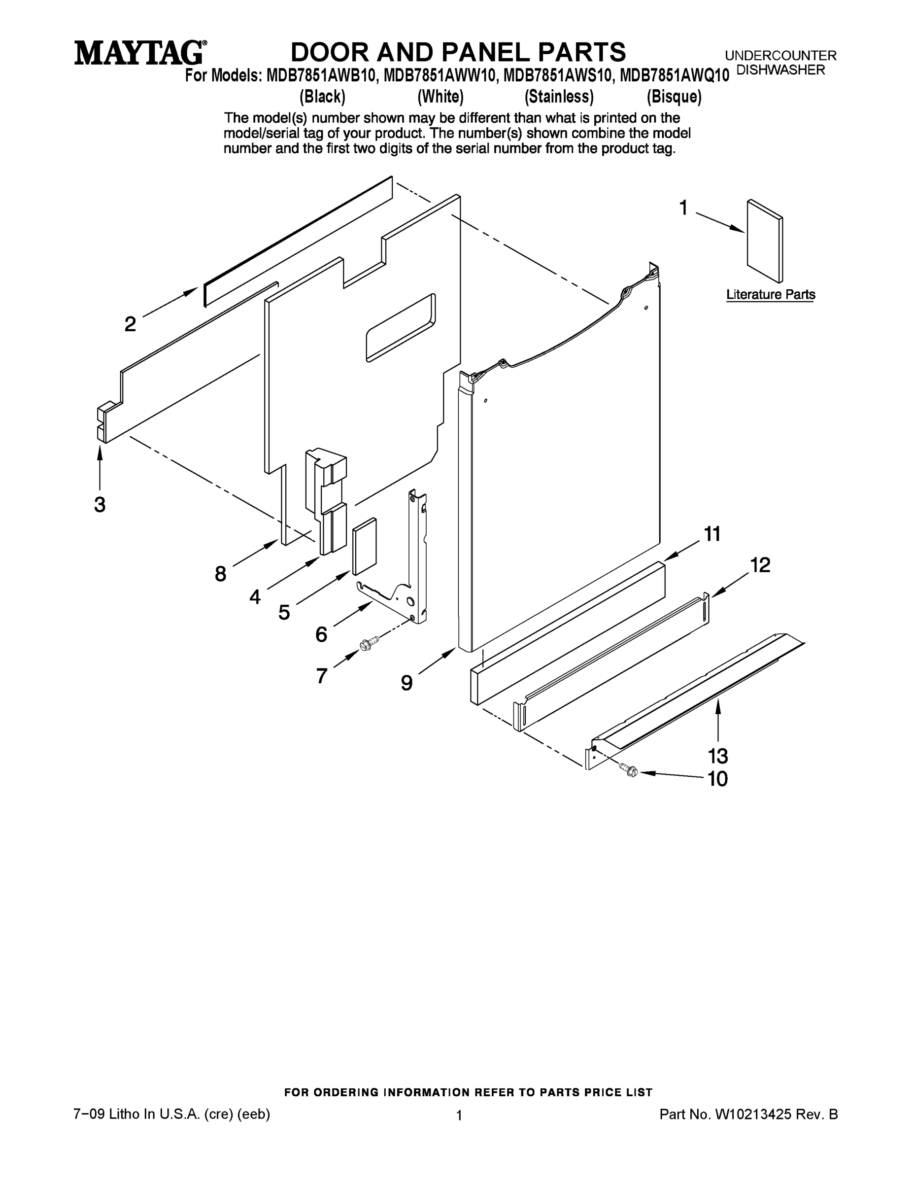 01 - DOOR AND PANEL PARTS
