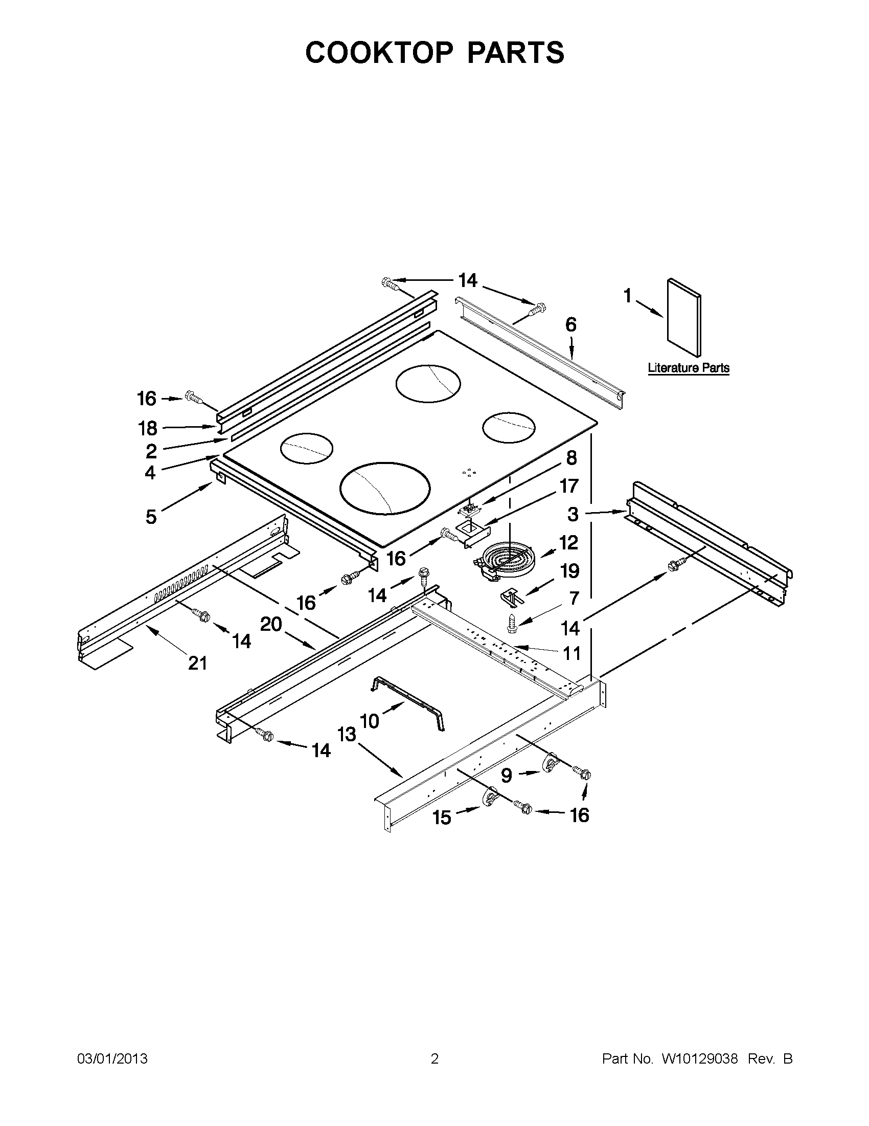 01 - COOKTOP PARTS