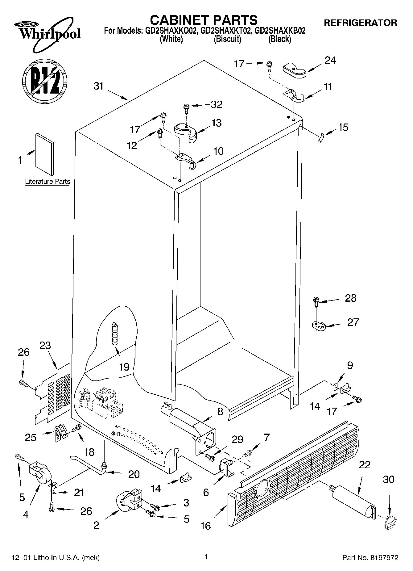 01 - CABINET, LITERATURE