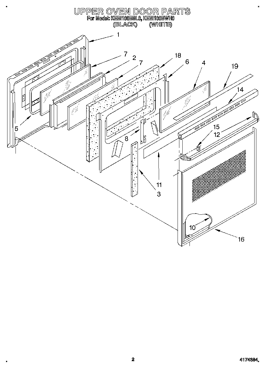 02 - UPPER OVEN DOOR