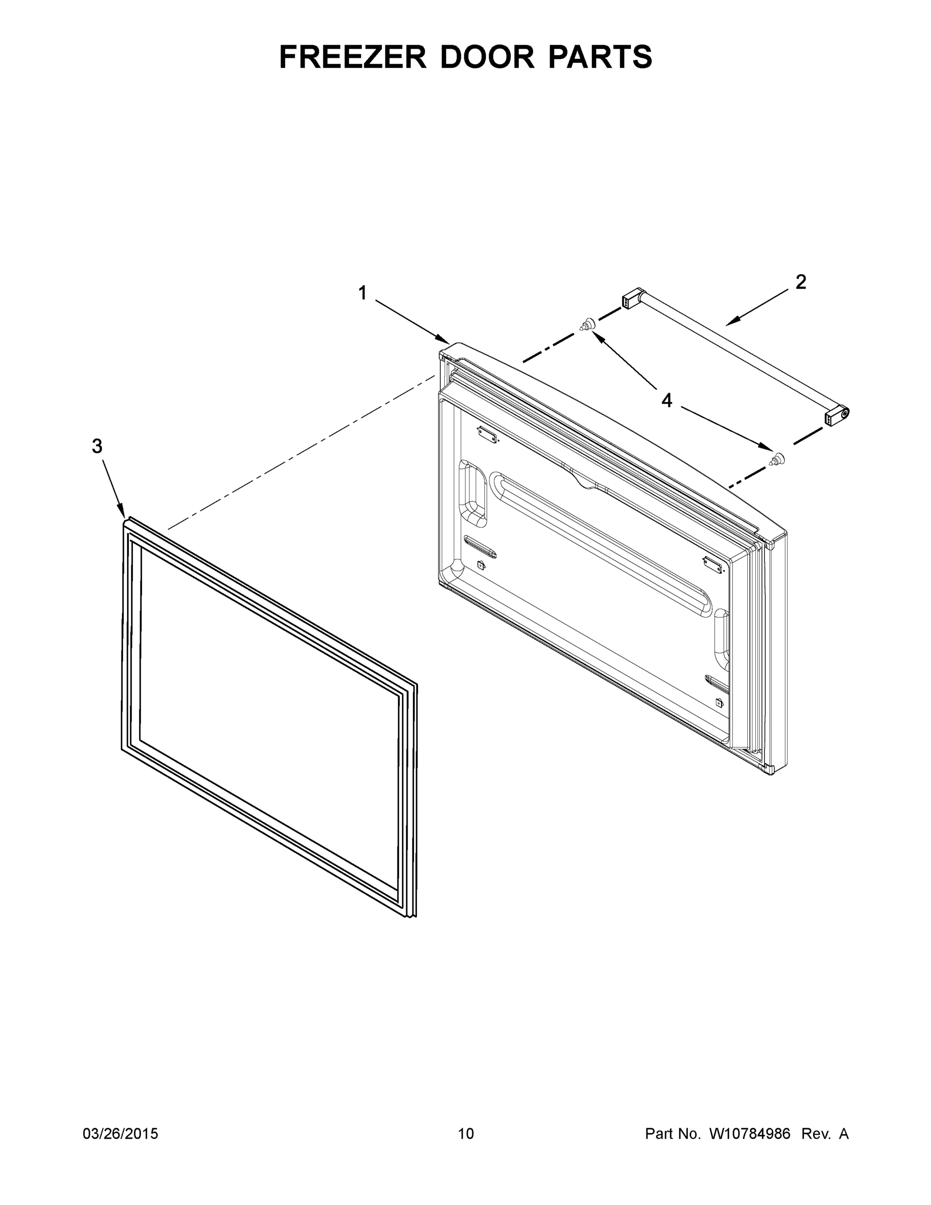 06 - FREEZER DOOR PARTS
