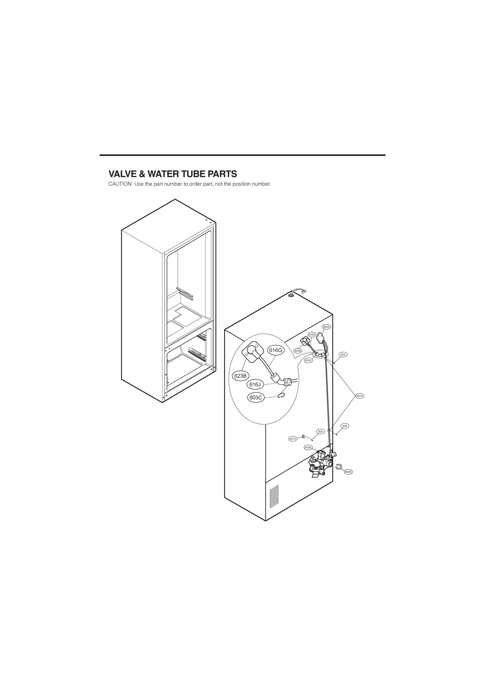 VALVE & WATER TUBE PARTS