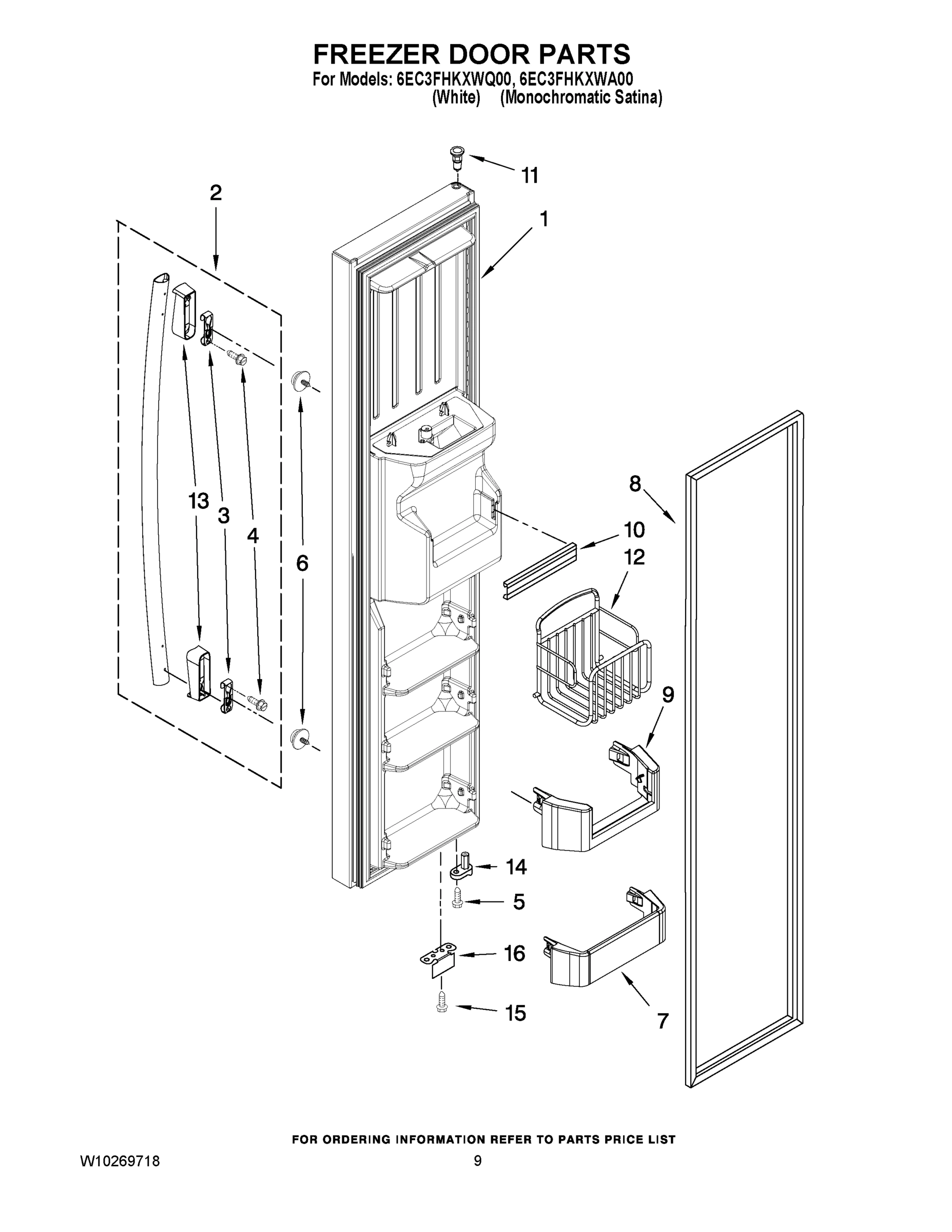 06 - FREEZER DOOR PARTS