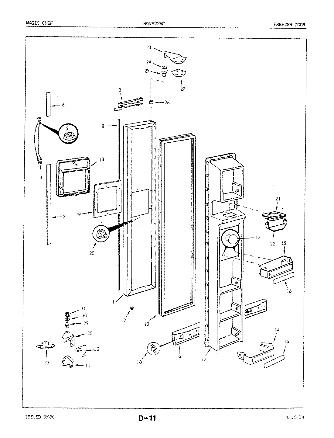 02 - FREEZER DOOR