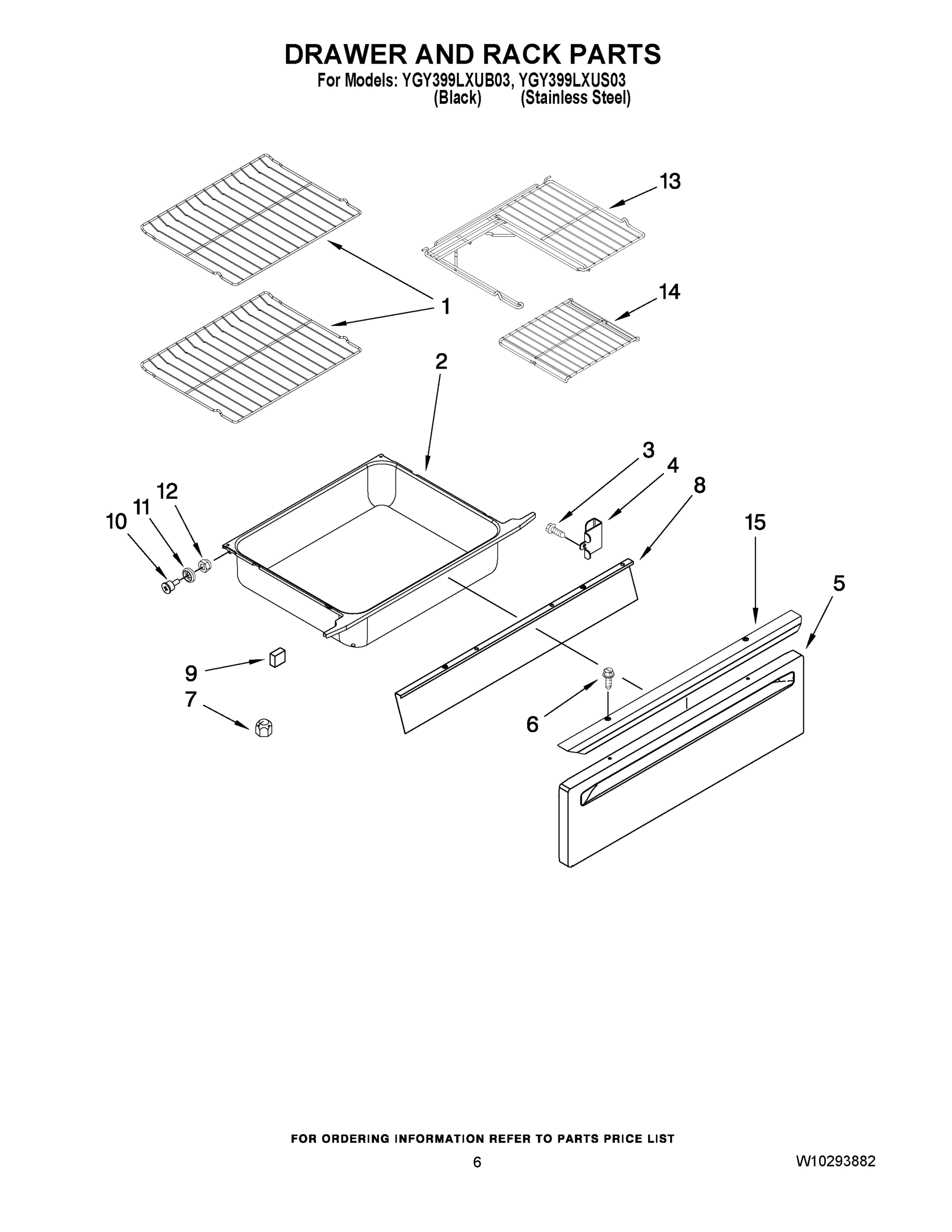 05 - DRAWER AND RACK PARTS