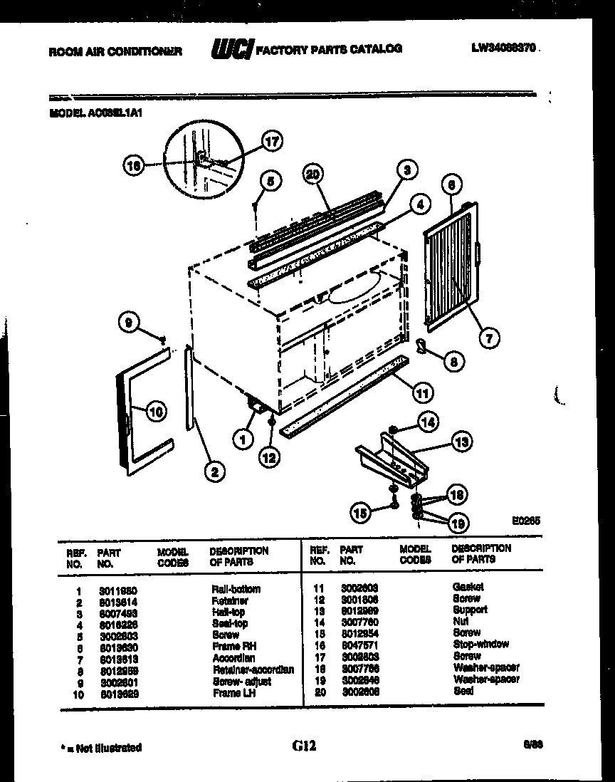 06 - CABINET AND INSTALLATION PARTS