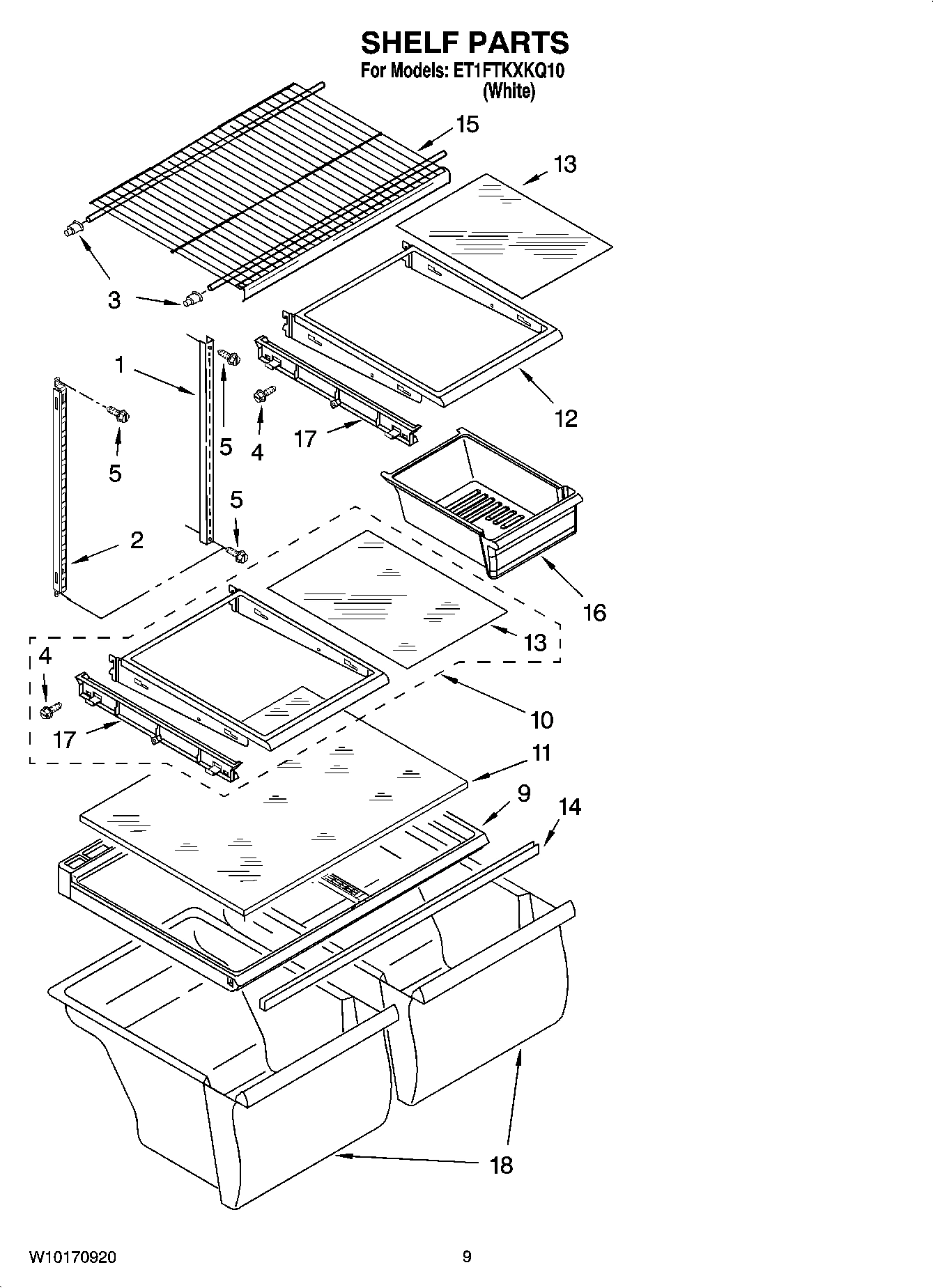 05 - SHELF PARTS, OPTIONAL PARTS