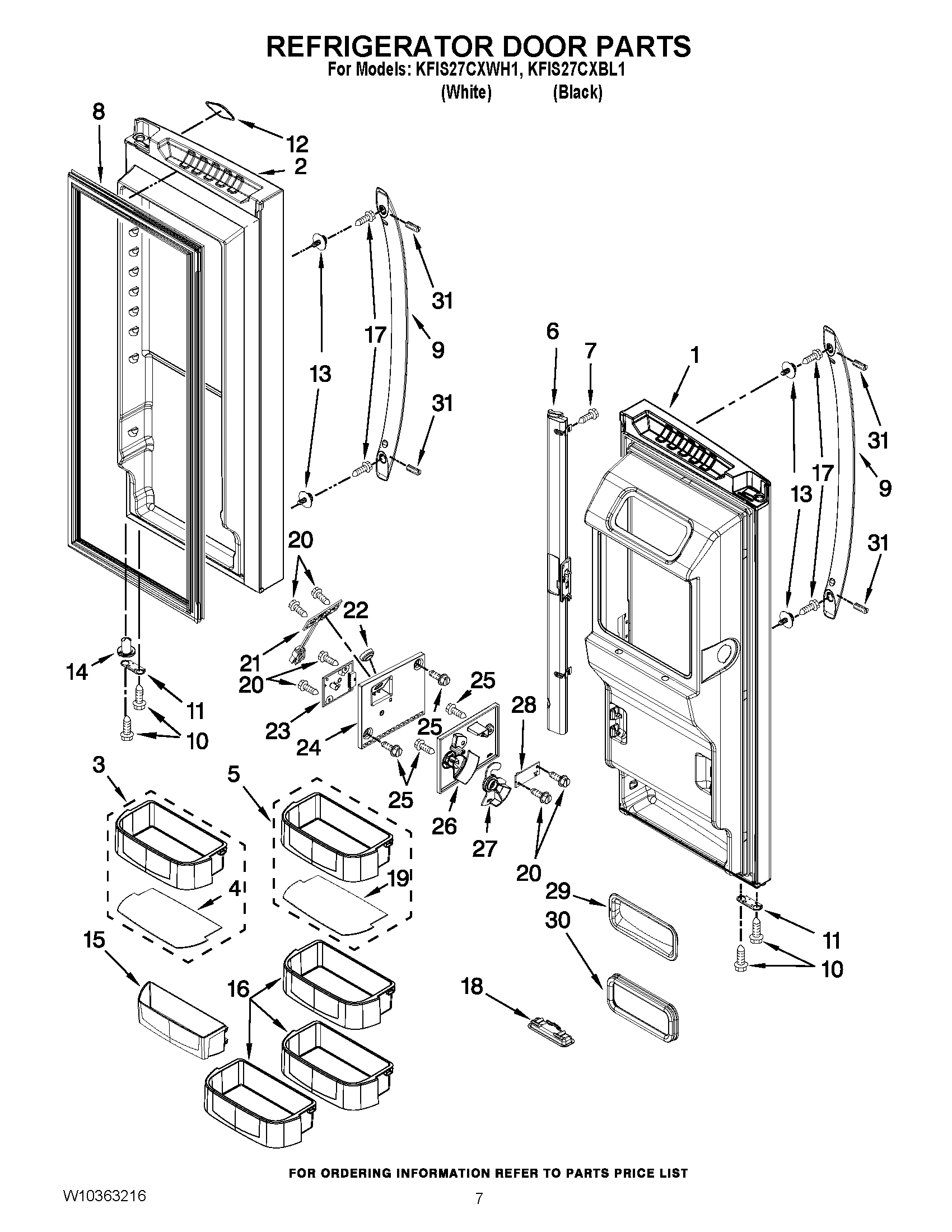 04 - REFRIGERATOR DOOR PARTS