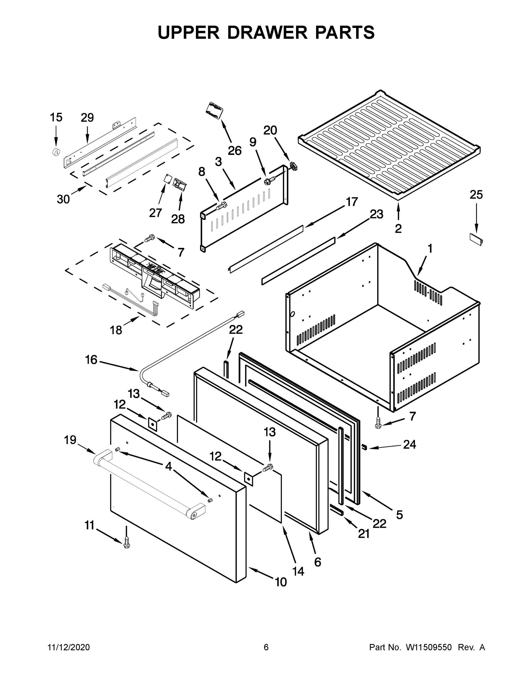 04 - UPPER DRAWER PARTS