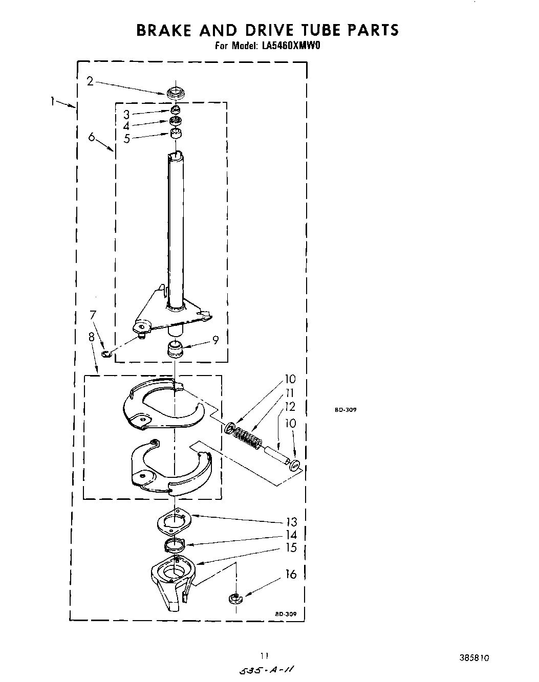 09 - BRAKE AND DRIVE TUBE