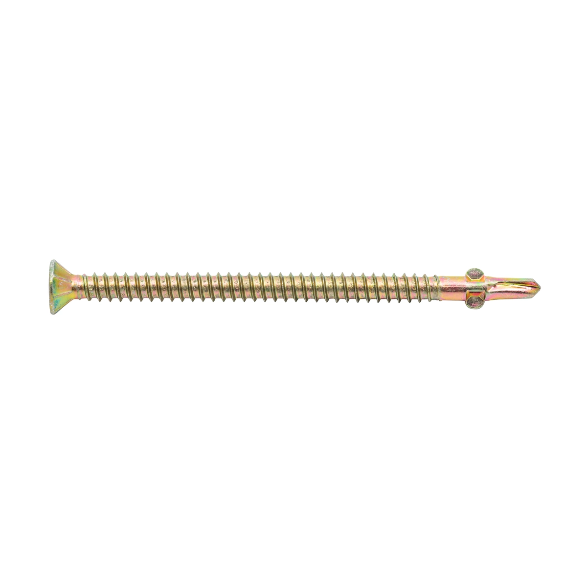 ZENITH® 10G x 75mm Gold Passivated, Self Drilling, Phillips Drive, Metal Screws – Internal Use – 50 Pack
