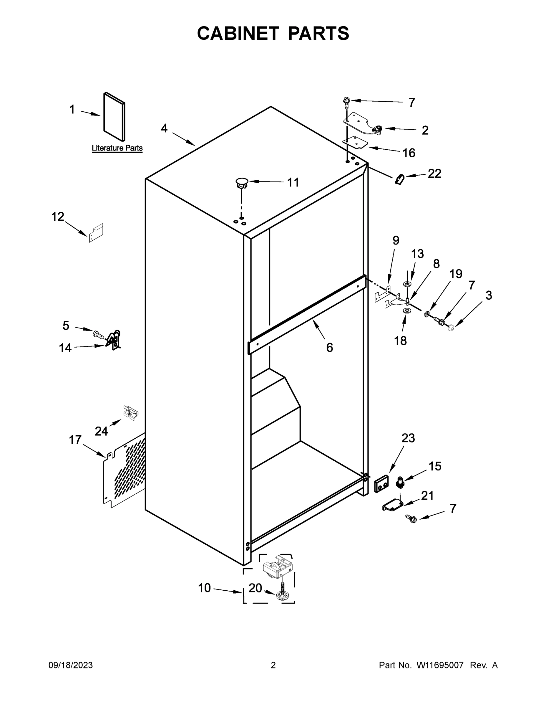 02 - CABINET PARTS