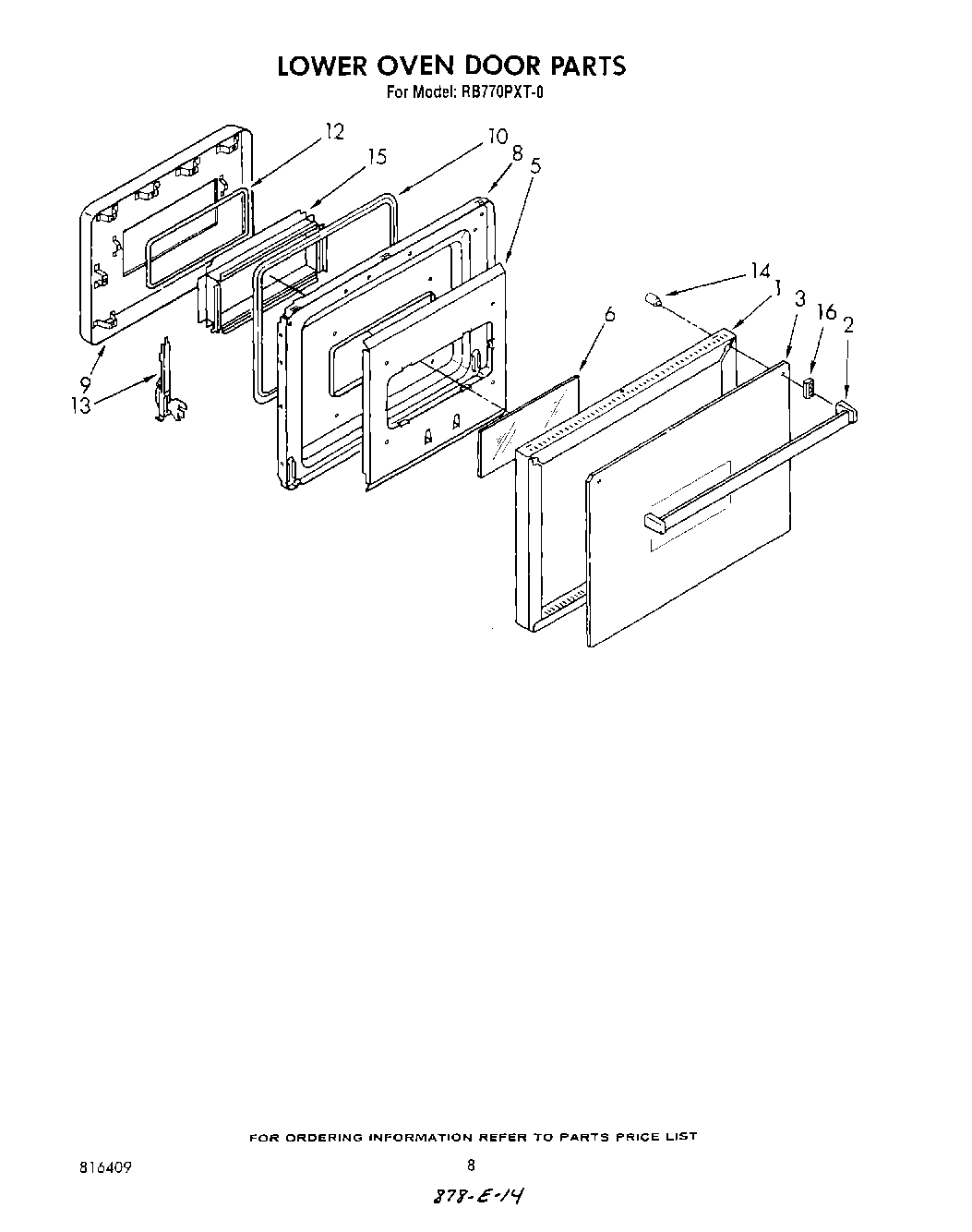 06 - LOWER OVEN DOOR