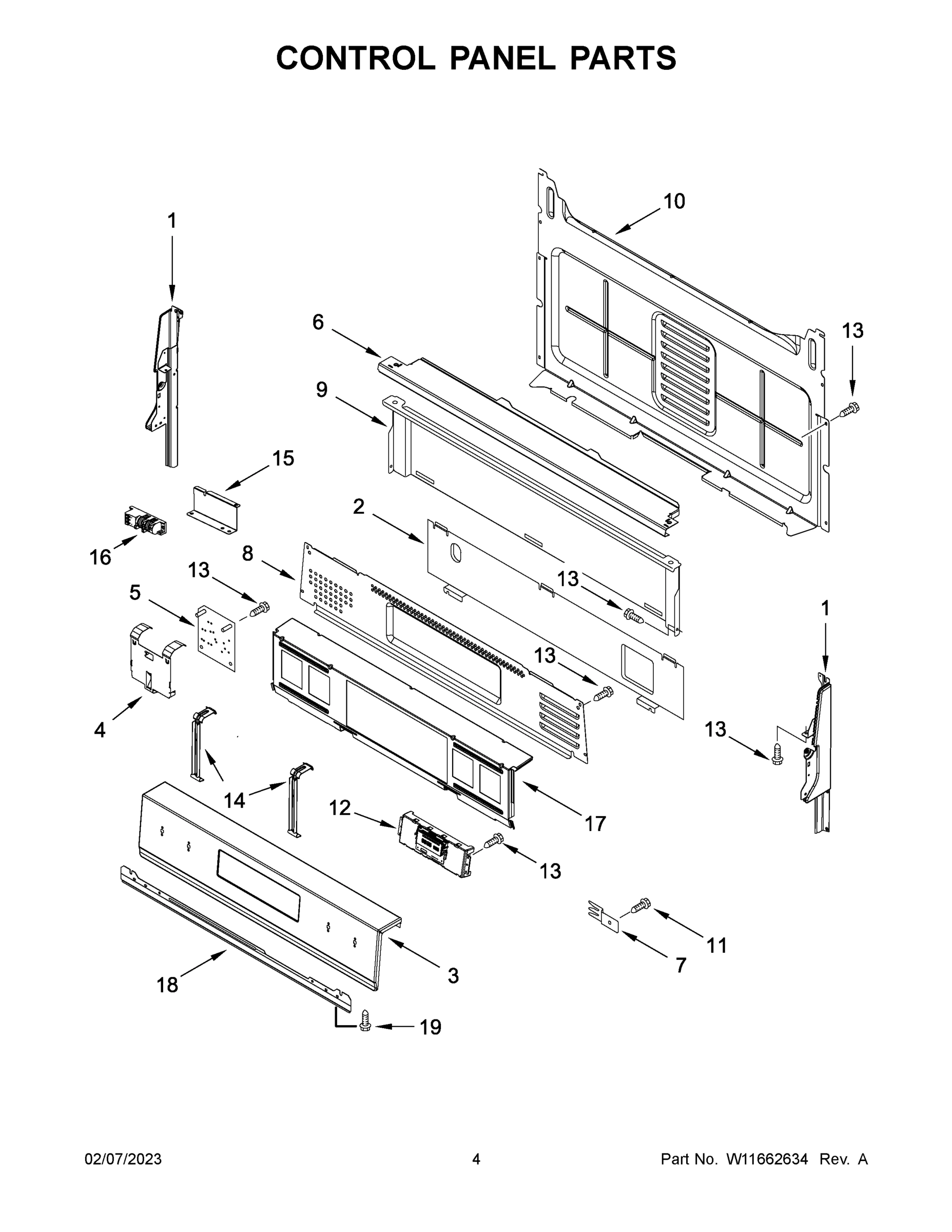03 - CONTROL PANEL PARTS