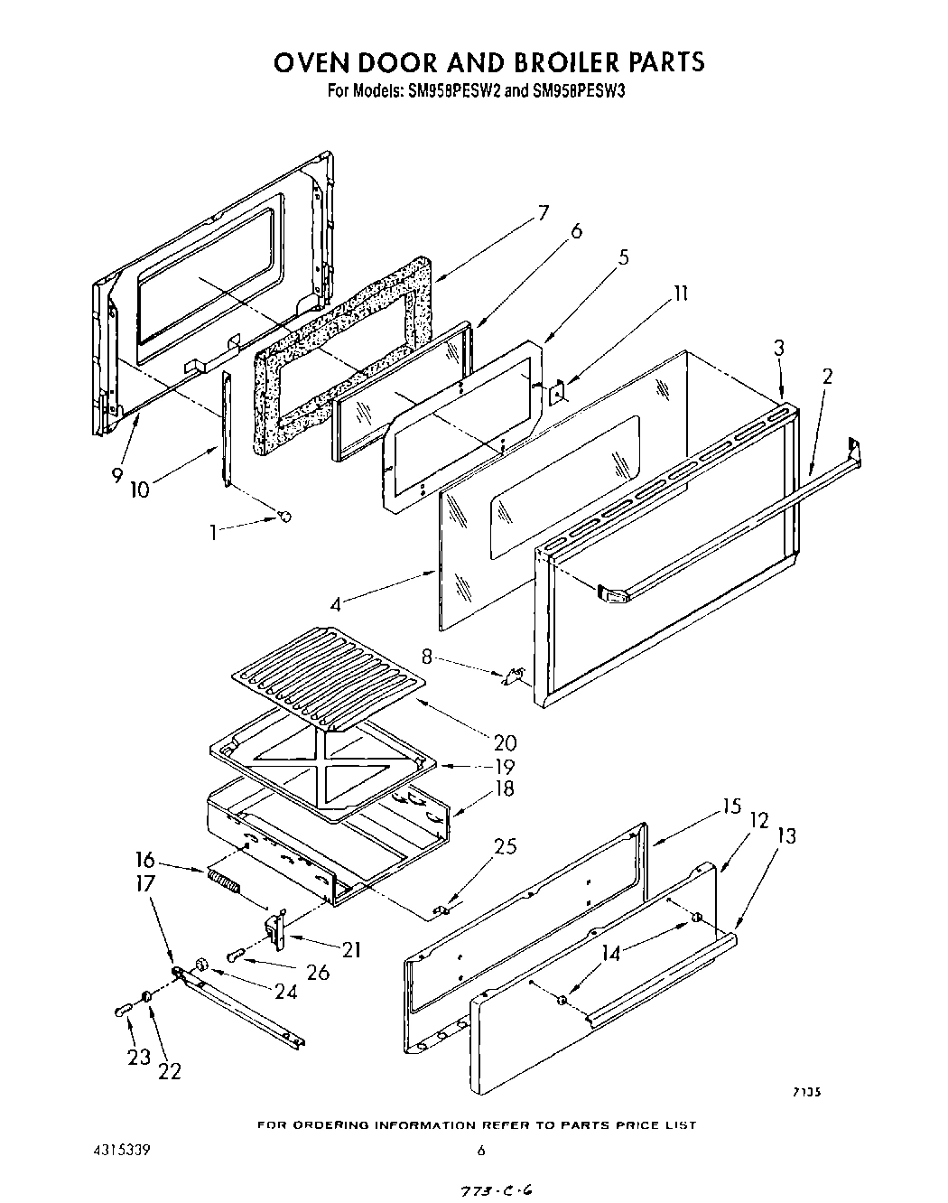 05 - OVEN DOOR AND BROILER