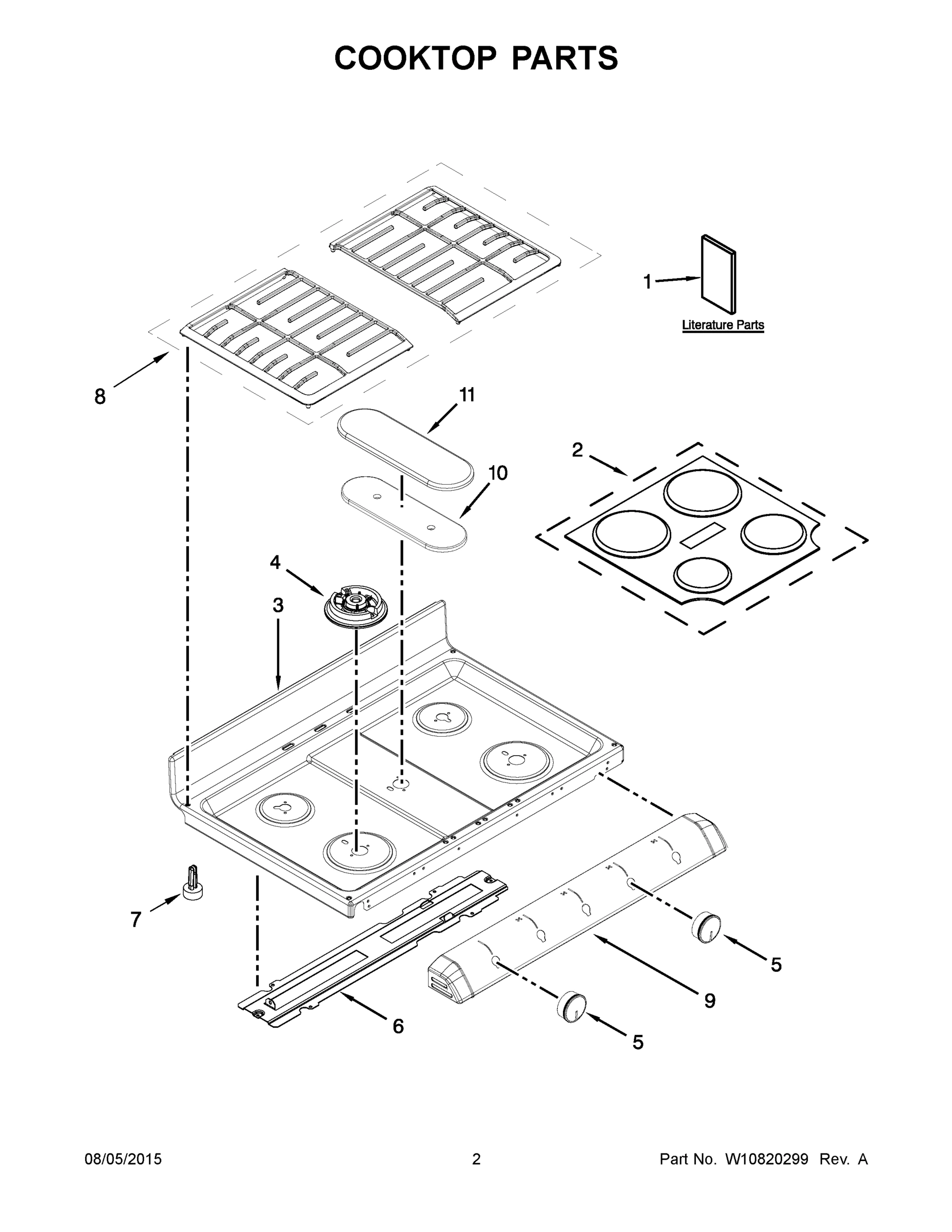02 - COOKTOP PARTS